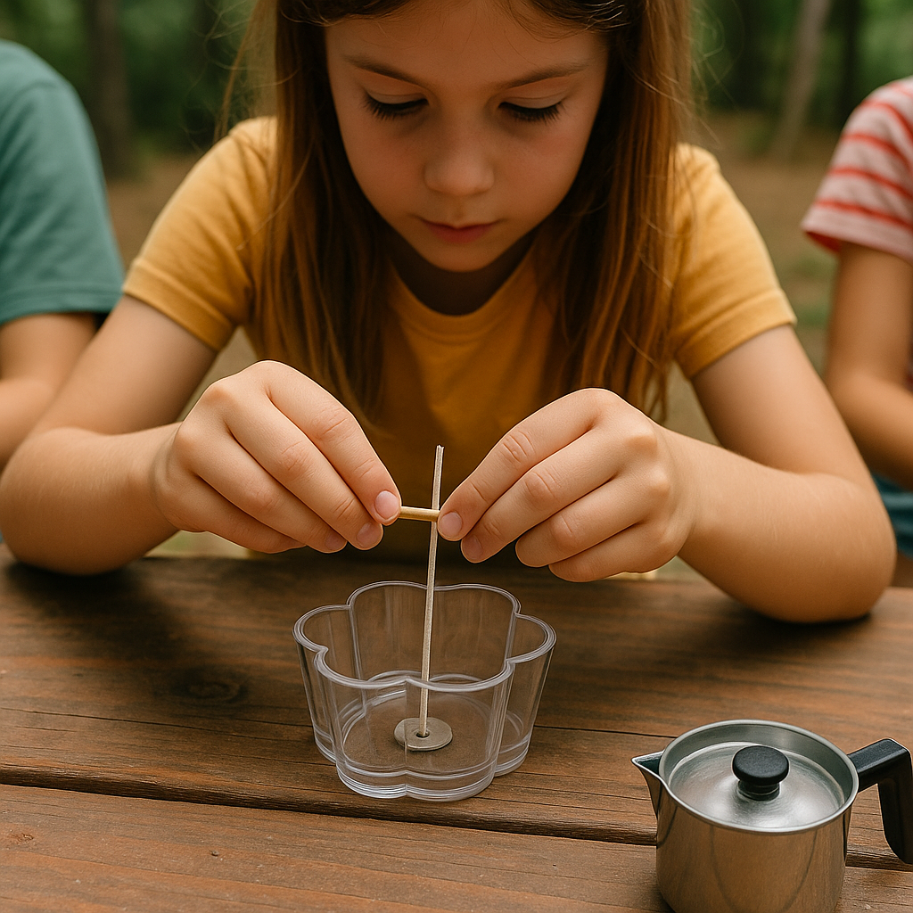 Výroba čajové svíčky