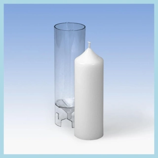 Polykarbonátová forma Válcová se špičkou 50x140